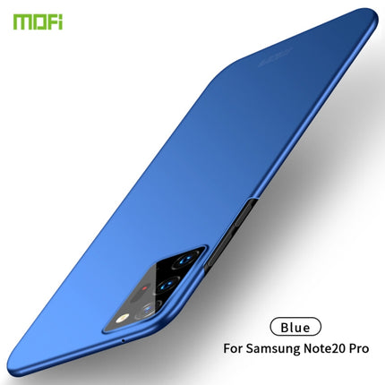 For Samsung Galaxy Note20 Ultra MOFI Frosted PC Ultra-thin Hard Case(Blue)-garmade.com