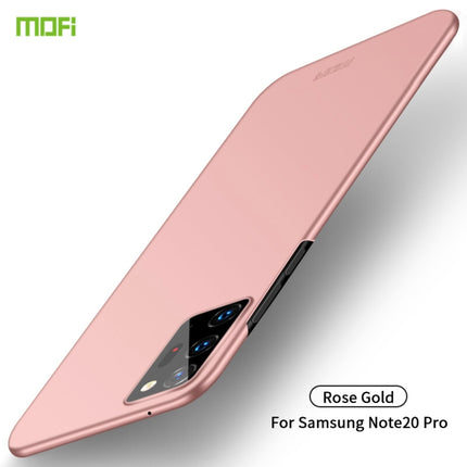 For Samsung Galaxy Note20 Ultra MOFI Frosted PC Ultra-thin Hard Case(Rose gold)-garmade.com
