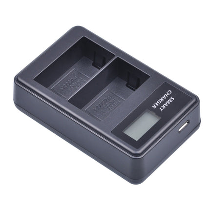 Lntelligent LCD Display USB Dual-charge Charger for For Sony NP-FM500H / NP-FM50 / NP-F550-garmade.com