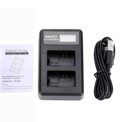 For Sony NP-FW50 Smart LCD Display USB Dual Charger-garmade.com
