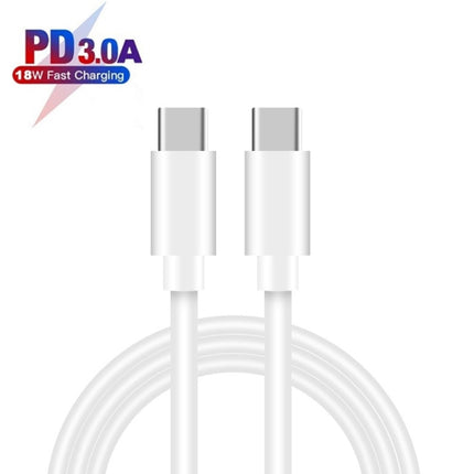 SDC-18W 18W PD 3.0 Type-C / USB-C + QC 3.0 USB Dual Fast Charging Universal Travel Charger with Type-C / USB-C to Type-C / USB-C Fast Charging Data Cable, US Plug-garmade.com