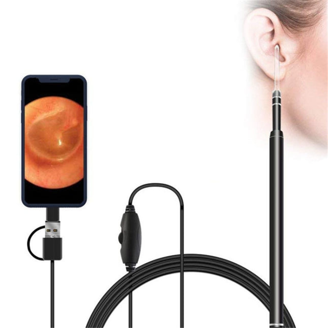 3 in 1 USB HD Digital Inspection Otoscope Ear Type Digital Endoscope Ear Wax-garmade.com