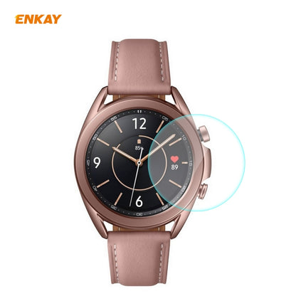 For Samsung Galaxy Watch 3 41mm ENKAY Hat-Prince 0.2mm 9H 2.15D Curved Edge Tempered Glass Screen Protector Watch Film-garmade.com