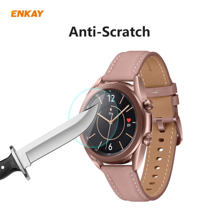For Samsung Galaxy Watch 3 41mm ENKAY Hat-Prince 0.2mm 9H 2.15D Curved Edge Tempered Glass Screen Protector Watch Film-garmade.com
