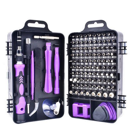115 in 1 Precision Screw Driver Mobile Phone Computer Disassembly Maintenance Tool Set(Purple)-garmade.com