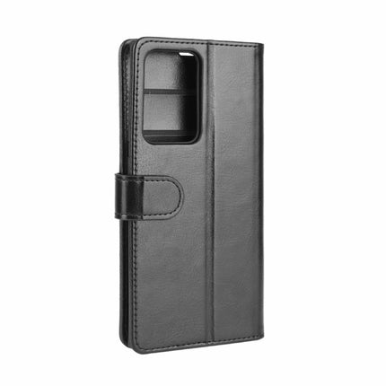 For Samsung Galaxy Note20 Ultra R64 Texture Single Horizontal Flip Protective Case with Holder & Card Slots & Wallet& Photo Frame(Black)-garmade.com
