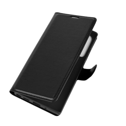 For Samsung Galaxy Note20 Ultra Litchi Texture Horizontal Flip Protective Case with Holder & Card Slots & Wallet(Black)-garmade.com