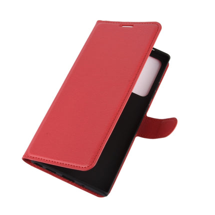 For Samsung Galaxy Note20 Ultra Litchi Texture Horizontal Flip Protective Case with Holder & Card Slots & Wallet(Red)-garmade.com