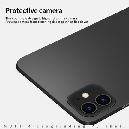 For iPhone 12 mini MOFI Frosted PC Ultra-thin Hard Case(Black)-garmade.com