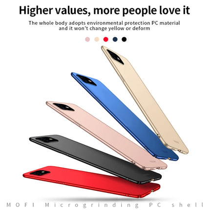 For iPhone 12 mini MOFI Frosted PC Ultra-thin Hard Case(Red)-garmade.com