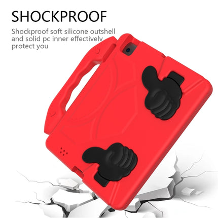 EVA Shockproof Tablet Case with Thumb Bracket For iPad 4 / 3 / 2(Red)-garmade.com