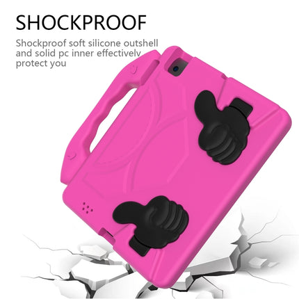EVA Shockproof Tablet Case with Thumb Bracket For iPad 4 / 3 / 2(Rose Red)-garmade.com