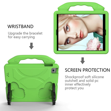 EVA Shockproof Tablet Case with Thumb Bracket For iPad 4 / 3 / 2(Green)-garmade.com