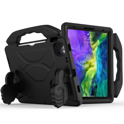 For iPad Pro 11 2020 EVA Shockproof Tablet Case with Thumb Bracket(Black)-garmade.com
