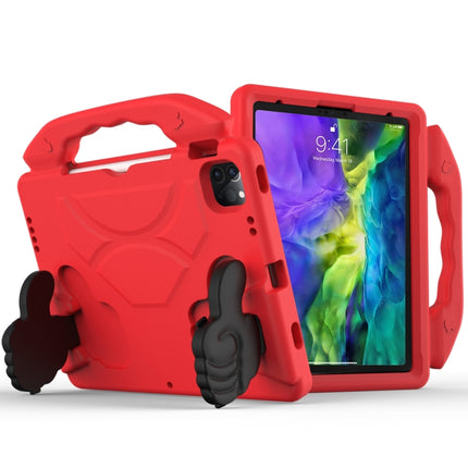 For iPad Pro 11 2020 EVA Shockproof Tablet Case with Thumb Bracket(Red)-garmade.com
