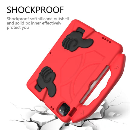For iPad Pro 11 2020 EVA Shockproof Tablet Case with Thumb Bracket(Red)-garmade.com