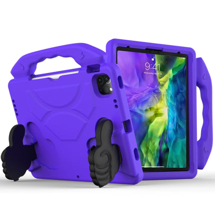For iPad Pro 11 2020 EVA Shockproof Tablet Case with Thumb Bracket(Purple)-garmade.com