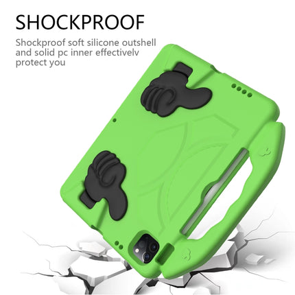 For iPad Pro 11 2020 EVA Shockproof Tablet Case with Thumb Bracket(Green)-garmade.com