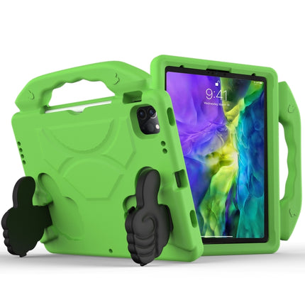 For iPad Pro 11 2020 EVA Shockproof Tablet Case with Thumb Bracket(Green)-garmade.com
