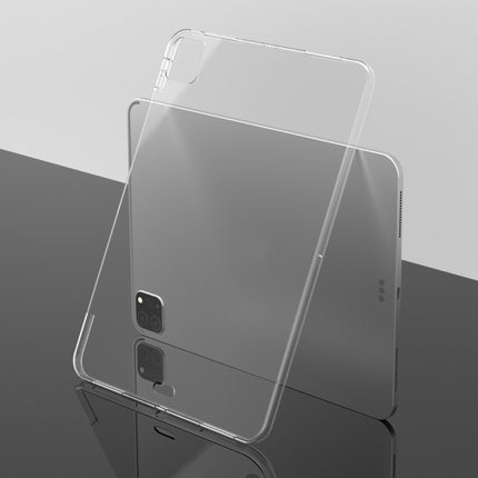 For iPad Pro 11 inch (2020) Shockproof Soft TPU Protective Tablet Case(Transparent Black)-garmade.com