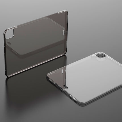 For iPad Pro 11 inch (2020) Shockproof Soft TPU Protective Tablet Case(Transparent Black)-garmade.com