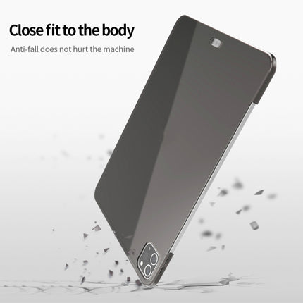For iPad Pro 12.9 inch (2021) / (2020) Shockproof Soft TPU Protective Tablet Case(Transparent Black)-garmade.com