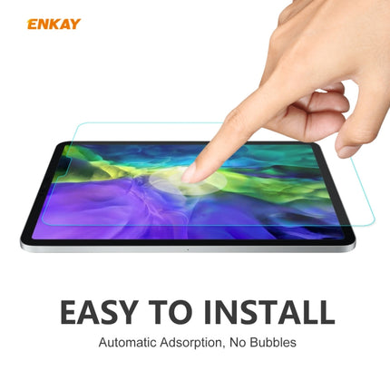 For iPad Pro 11 2022 / 2021 / 2020 / 2018 / iPad Air 2020 10.9 / 2022 ENKAY Hat-Prince 0.33mm 9H Surface Hardness 2.5D Explosion-proof Tempered Glass Protector-garmade.com