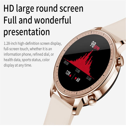 V23 1.28inch IPS Color Screen Smart Watch IP67 Waterproof,Support Heart Rate Monitoring/Blood Pressure Monitoring/Blood Oxygen Monitoring/Sleep Monitoring(Black)-garmade.com