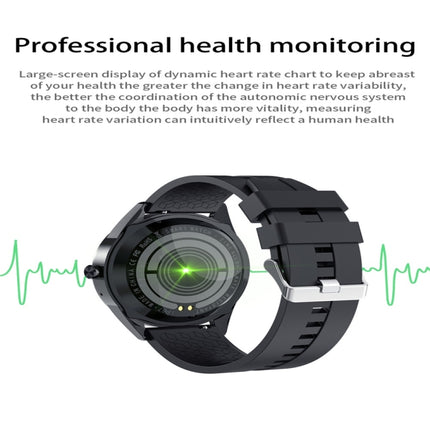 Y10 1.54inch Color Screen Smart Watch IP68 Waterproof,Support Heart Rate Monitoring/Blood Pressure Monitoring/Blood Oxygen Monitoring/Sleep Monitoring(Black)-garmade.com