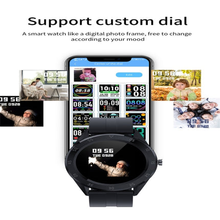 Y10 1.54inch Color Screen Smart Watch IP68 Waterproof,Support Heart Rate Monitoring/Blood Pressure Monitoring/Blood Oxygen Monitoring/Sleep Monitoring(Coffee)-garmade.com