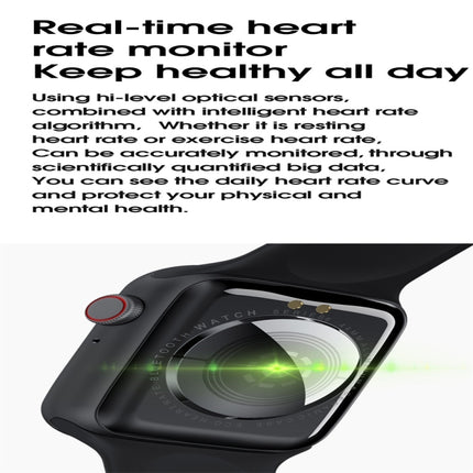 W26 1.75 inch IPS Color Screen Smart Watch, IP68 Waterproof, Support Temperature Monitoring/Heart Rate Monitoring/Blood Pressure Monitoring/Sleep Monitoring(Black)-garmade.com