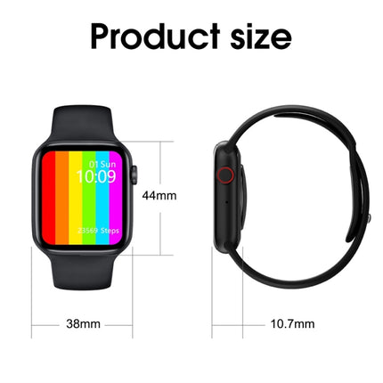 W26 1.75 inch IPS Color Screen Smart Watch, IP68 Waterproof, Support Temperature Monitoring/Heart Rate Monitoring/Blood Pressure Monitoring/Sleep Monitoring(White)-garmade.com