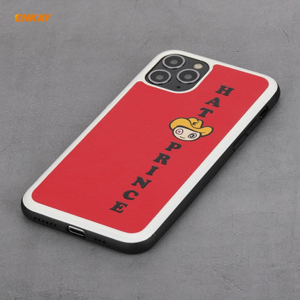 For iPhone 11 Pro Hat-Prince ENKAY ENK-PC047 Cartoon Series PU Leather + PC Hard Slim Case Shockproof Cover(Red)-garmade.com