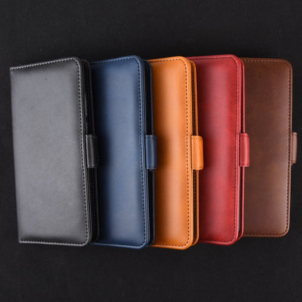 For iPhone 12 mini Dual-side Magnetic Buckle Horizontal Flip Leather Case with Holder & Card Slots & Wallet(Brown)-garmade.com