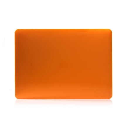 ENKAY Hat-Prince 3 in 1 For MacBook Pro 13 inch A2289 / A2251 (2020) Crystal Hard Shell Protective Case + US Version Ultra-thin TPU Keyboard Protector Cover + Anti-dust Plugs Set(Orange)-garmade.com