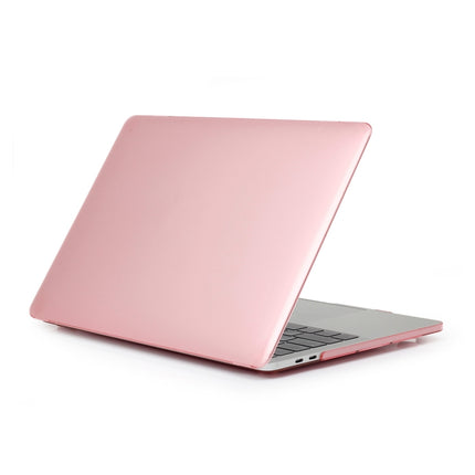 ENKAY Hat-Prince 3 in 1 For MacBook Pro 13 inch A2289 / A2251 (2020) Crystal Hard Shell Protective Case + US Version Ultra-thin TPU Keyboard Protector Cover + Anti-dust Plugs Set(Pink)-garmade.com