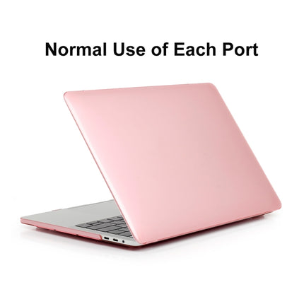 ENKAY Hat-Prince 3 in 1 For MacBook Pro 13 inch A2289 / A2251 (2020) Crystal Hard Shell Protective Case + US Version Ultra-thin TPU Keyboard Protector Cover + Anti-dust Plugs Set(Pink)-garmade.com