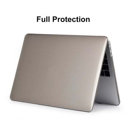 ENKAY Hat-Prince 3 in 1 For MacBook Pro 13 inch A2289 / A2251 (2020) Crystal Hard Shell Protective Case + US Version Ultra-thin TPU Keyboard Protector Cover + Anti-dust Plugs Set(Grey)-garmade.com