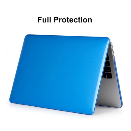 ENKAY Hat-Prince 3 in 1 For MacBook Pro 13 inch A2289 / A2251 (2020) Crystal Hard Shell Protective Case + US Version Ultra-thin TPU Keyboard Protector Cover + Anti-dust Plugs Set(Dark Blue)-garmade.com