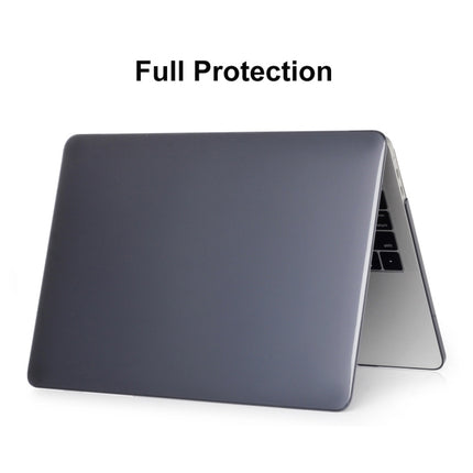 ENKAY Hat-Prince 3 in 1 For MacBook Pro 13 inch A2289 / A2251 (2020) Crystal Hard Shell Protective Case + Europe Version Ultra-thin TPU Keyboard Protector Cover + Anti-dust Plugs Set(Black)-garmade.com