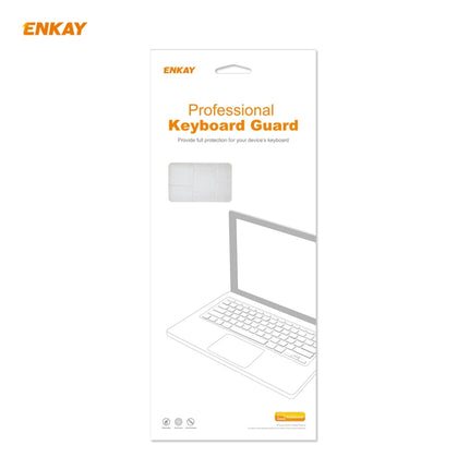 ENKAY Hat-Prince 3 in 1 For MacBook Pro 13 inch A2289 / A2251 (2020) Crystal Hard Shell Protective Case + Europe Version Ultra-thin TPU Keyboard Protector Cover + Anti-dust Plugs Set(Green)-garmade.com