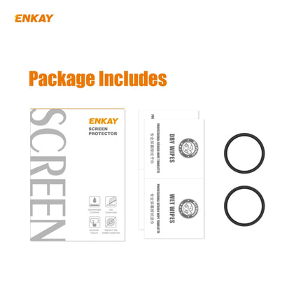 For Samsung Galaxy Active 2 40mm 2 PCS ENKAY Hat-Prince 3D Full Screen Soft PC Edge + PMMA HD Screen Protector Film-garmade.com