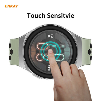 For Huawei Watch GT 2e 46mm 2 PCS ENKAY Hat-Prince 3D Full Screen Soft PC Edge + PMMA HD Screen Protector Film(Without Scale)-garmade.com