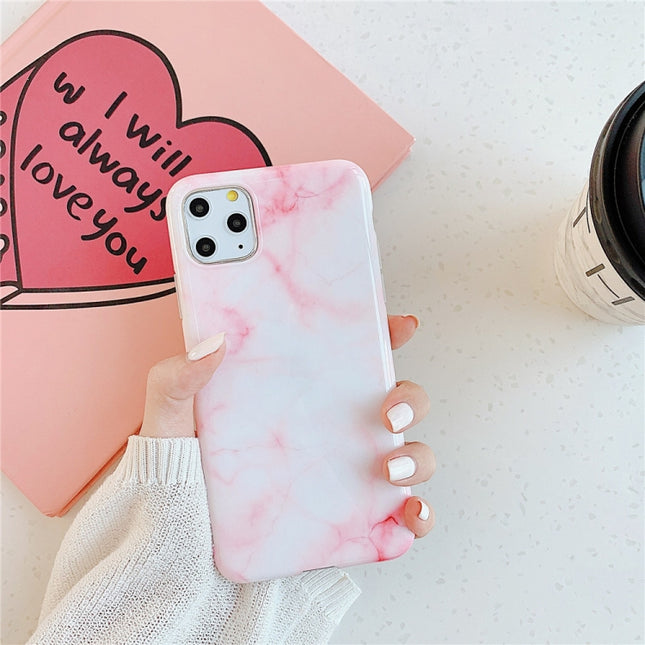 For iPhone 12 mini TPU Smooth Marbled IMD Mobile Phone Case(Snow Powder F1)-garmade.com