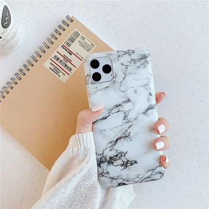 For iPhone 12 / 12 Pro TPU Smooth Marbled IMD Mobile Phone Case(Pumice F4)-garmade.com