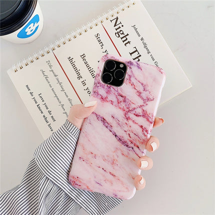 For iPhone 12 Pro Max TPU Smooth Marbled IMD Mobile Phone Case(Snow Powder F19)-garmade.com