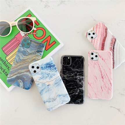 For iPhone 12 / 12 Pro TPU Smooth Marbled IMD Mobile Phone Case(Granite F18)-garmade.com