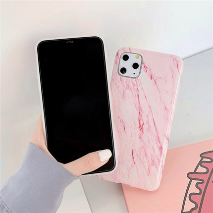For iPhone 12 / 12 Pro TPU Smooth Marbled IMD Mobile Phone Case(Pumice F5)-garmade.com