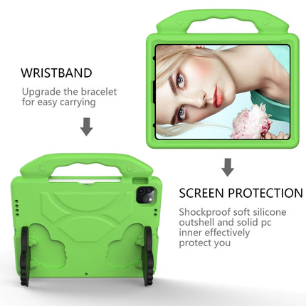 Children EVA Shockproof Tablet Case with Thumb Bracket For iPad Air 2022 / 2020 10.9(Green)-garmade.com