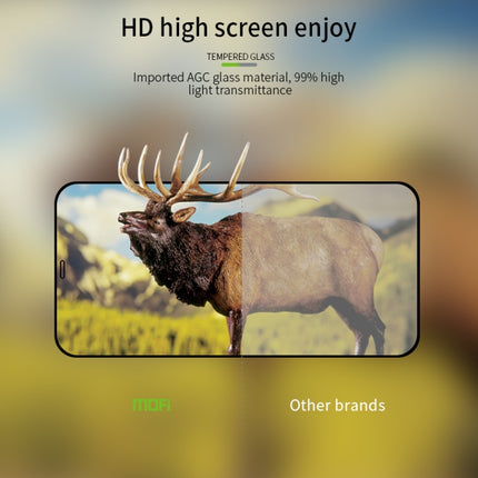 For iPhone 12 / 12 Pro MOFI 9H 2.5D Full Screen Tempered Glass Film(Black)-garmade.com